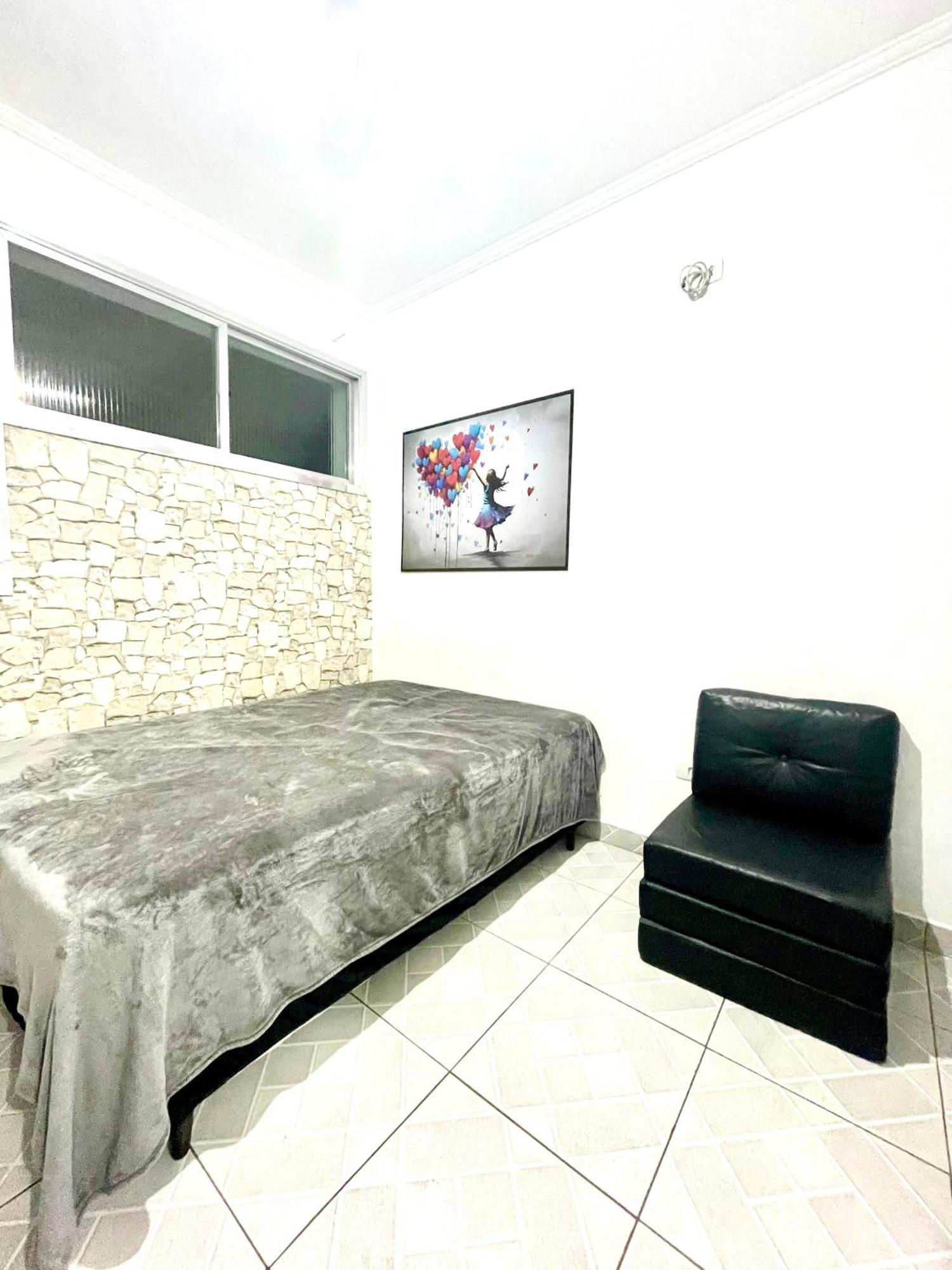 Apartmán Kitinete Frente Ao Mar 1315 São Vicente Exteriér fotografie